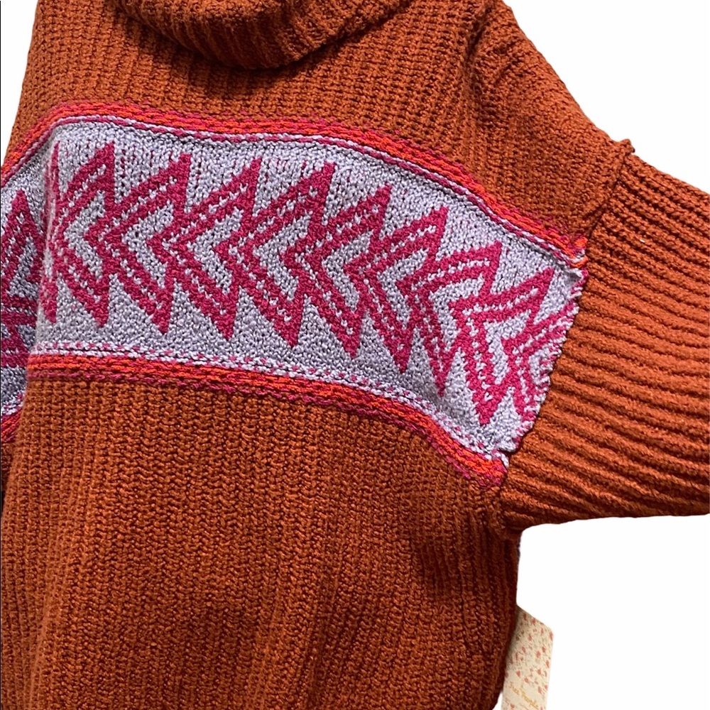 Free People Brown Printed Sweater - Picture 7 of 11
